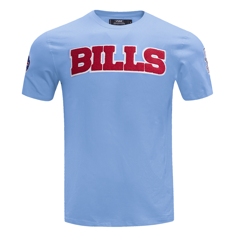 NFL BUFFLO BILLS CLASSIC CHENILLE MEN'S TEE (UNIVERSITY BLUE)
