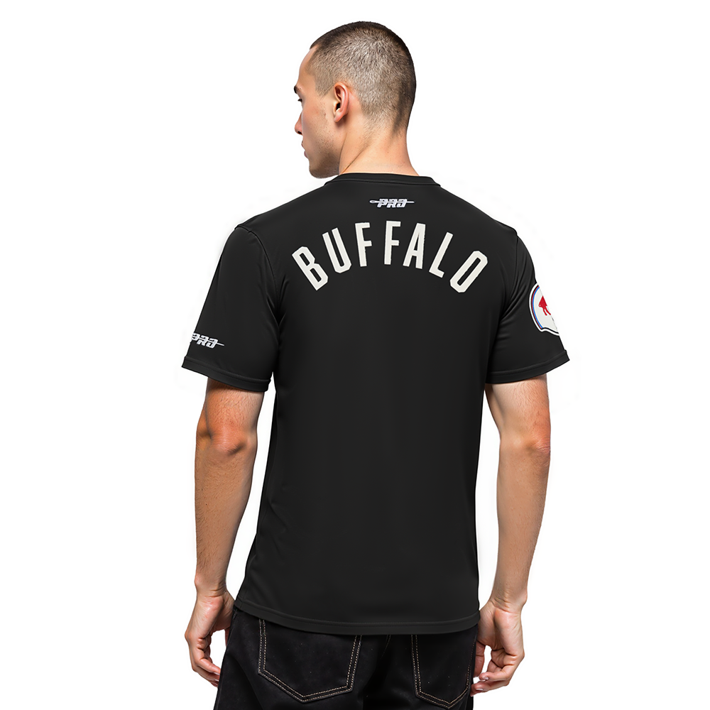 NFL BUFFALO BILLS MODERN ORIGINALS MEN'S SJ TEE (BLACK)