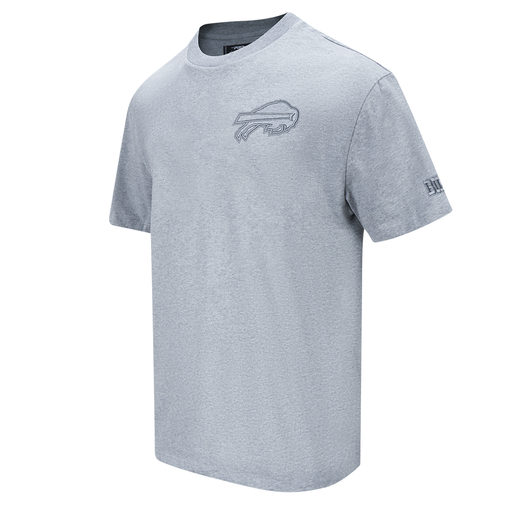 NFL BUFFALO BILLS NEUTRAL MEN'S DROP SHOULDER TEE (DARK HEATHER GRAY)