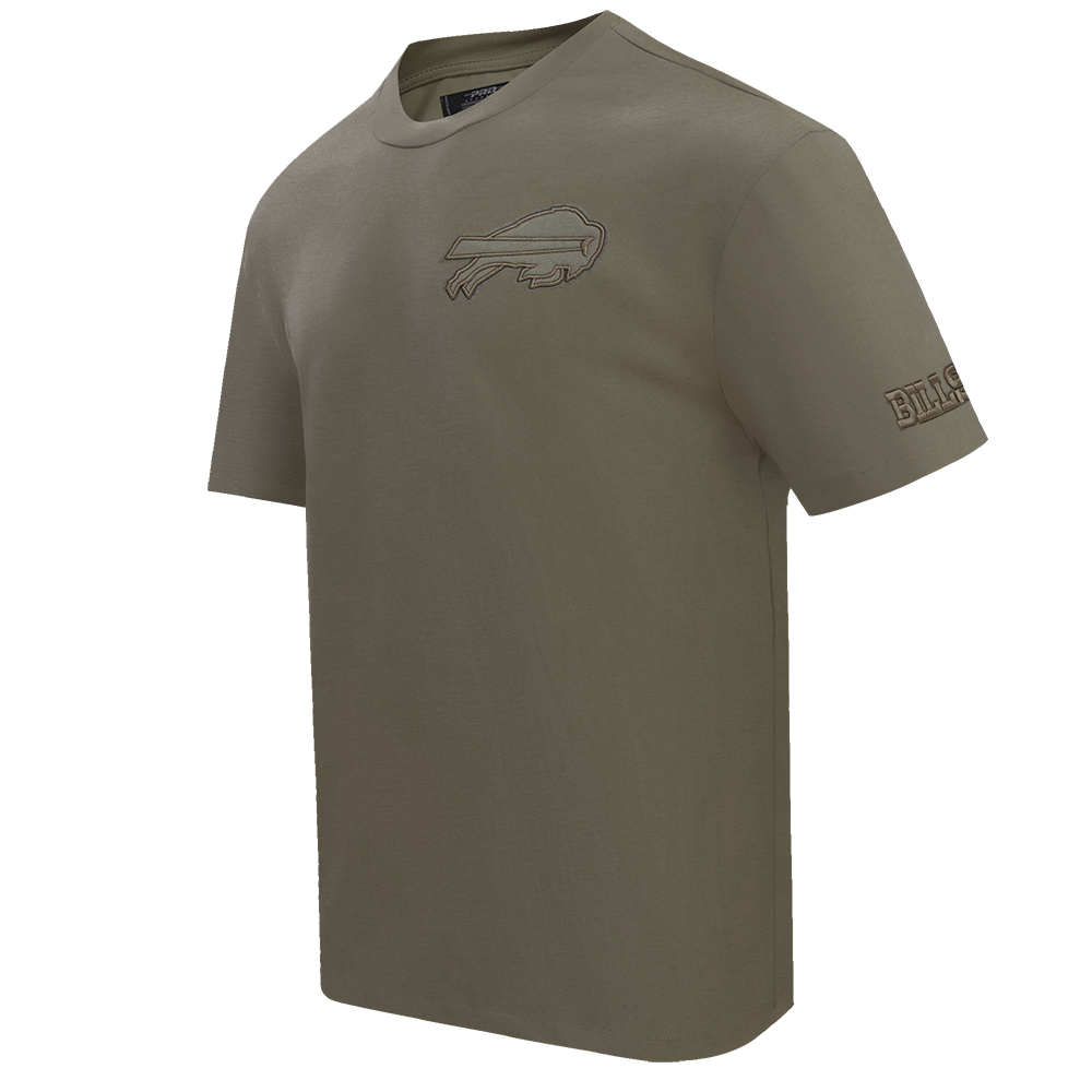 NFL BUFFALO BILLS NEUTRAL DROP SHOULDER MEN'S TEE (DARK TAUPE)