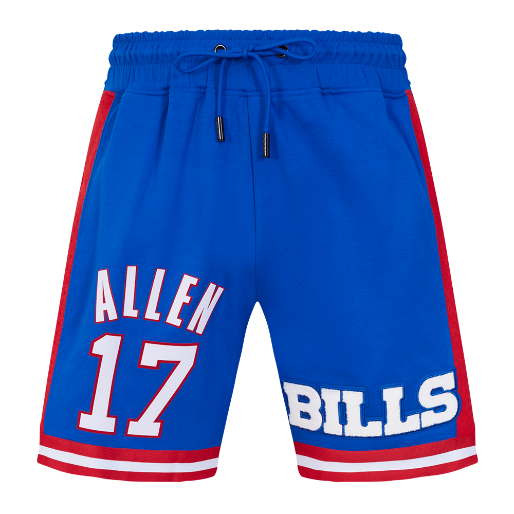 NFL BUFFALO BILLS JOSH ALLEN #17 CLASSIC MEN'S DK 2.0 SHORT (ROYAL BLUE/RED/WHITE)