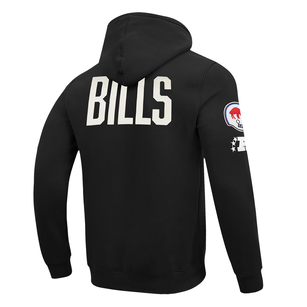 NFL BUFFALO BILLS MODERN ORIGINALS MEN'S FLC PO HOODIE (BLACK)