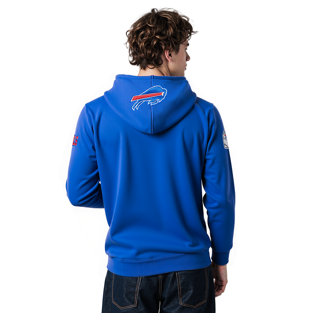NFL BUFFALO BILLS CITY ARCH MEN'S FLC PO HOODIE (ROYAL BLUE)