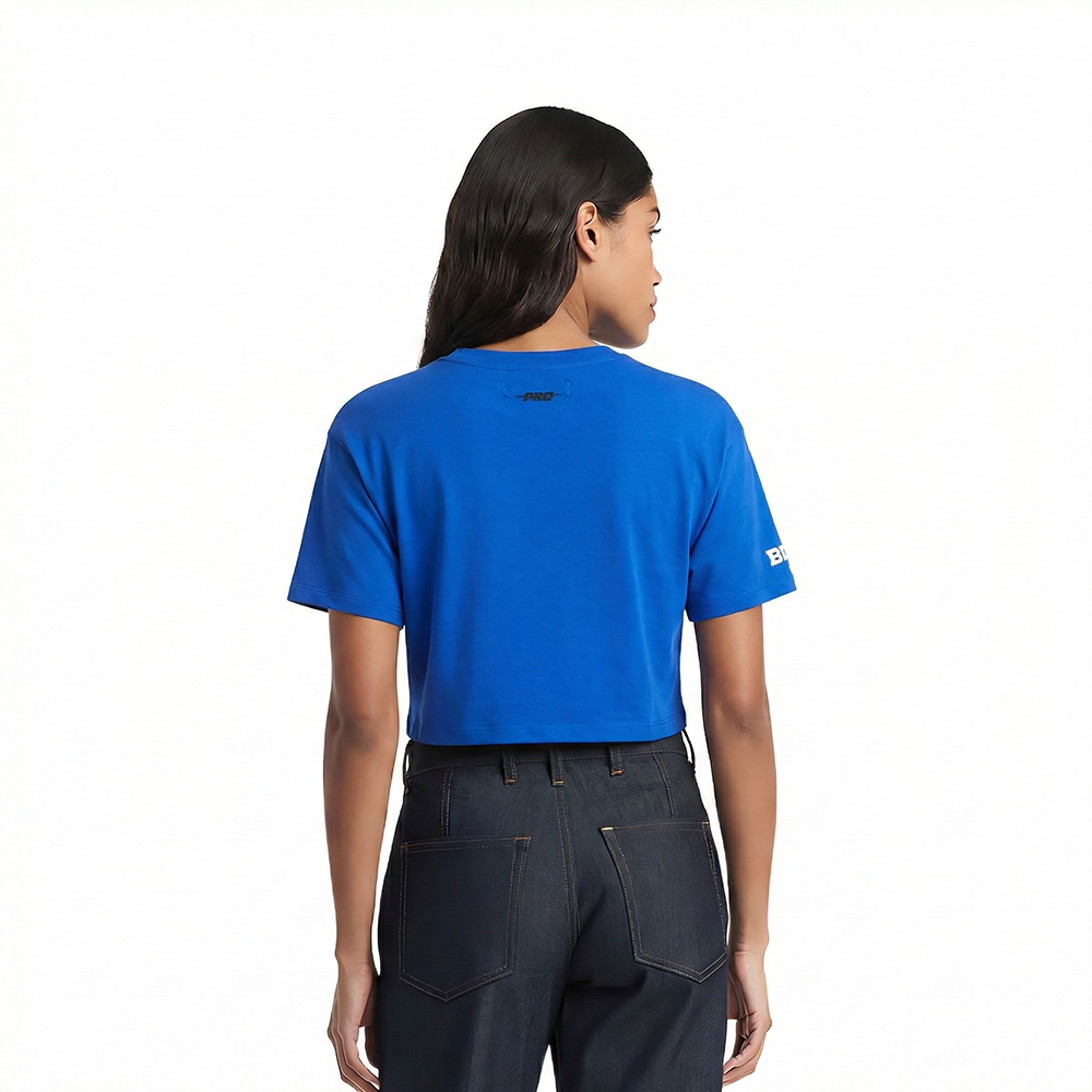 NFL BUFFALO BILLS SCRIPT TAIL WOMEN'S SJ BOXY TEE (ROYAL BLUE)