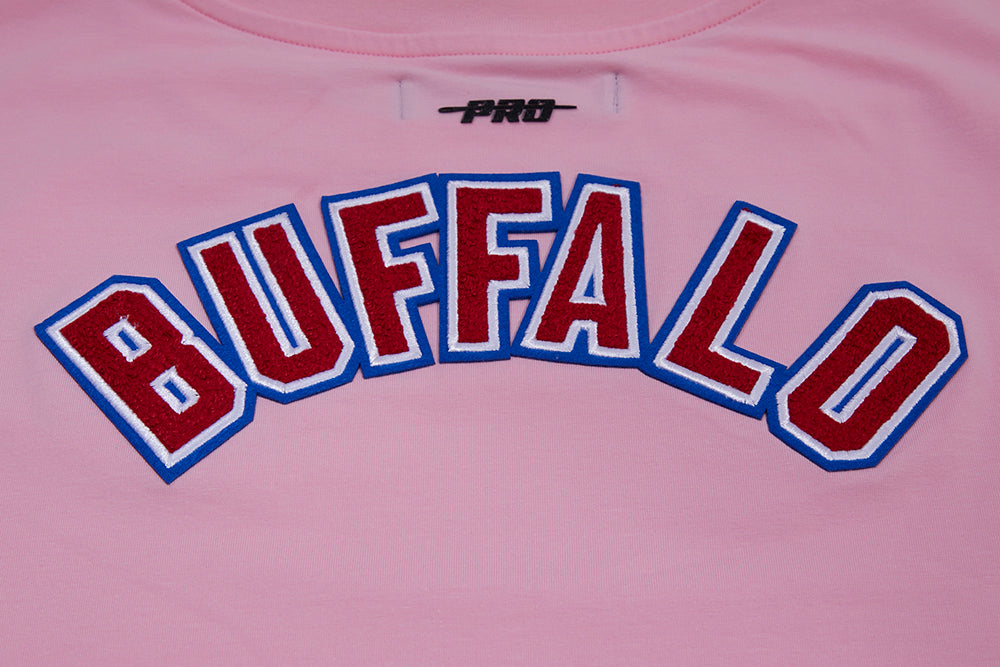 NFL BUFFLO BILLS CLASSIC WOMEN S BOXY TEE PINK Pro Standard