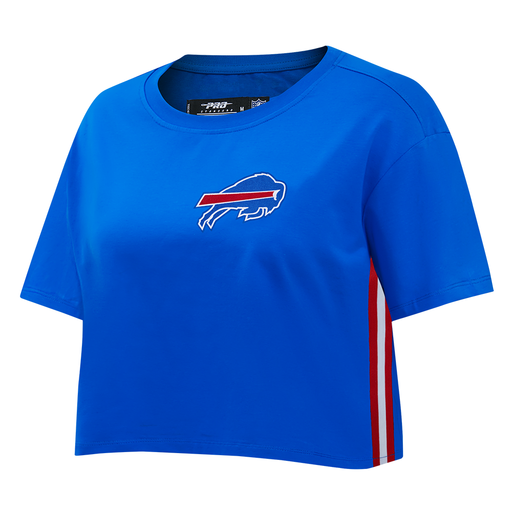 NFL BUFFALO BILLS MASHUP WOMEN'S BOXY TEE (ROYAL BLUE)