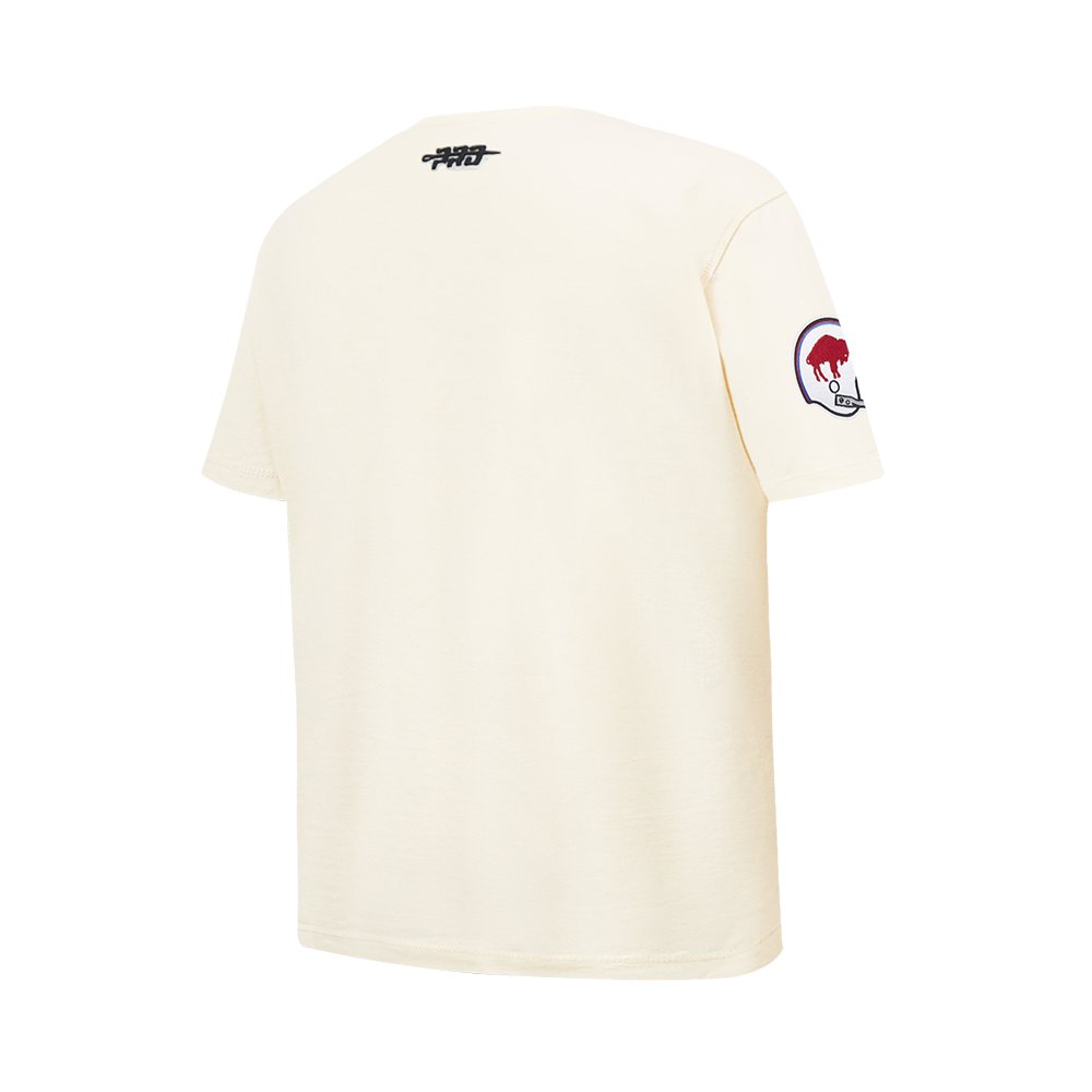NFL BUFFALO BILLS RETRO CLASSICS BIG BOY'S SS TEE (EGGSHELL)