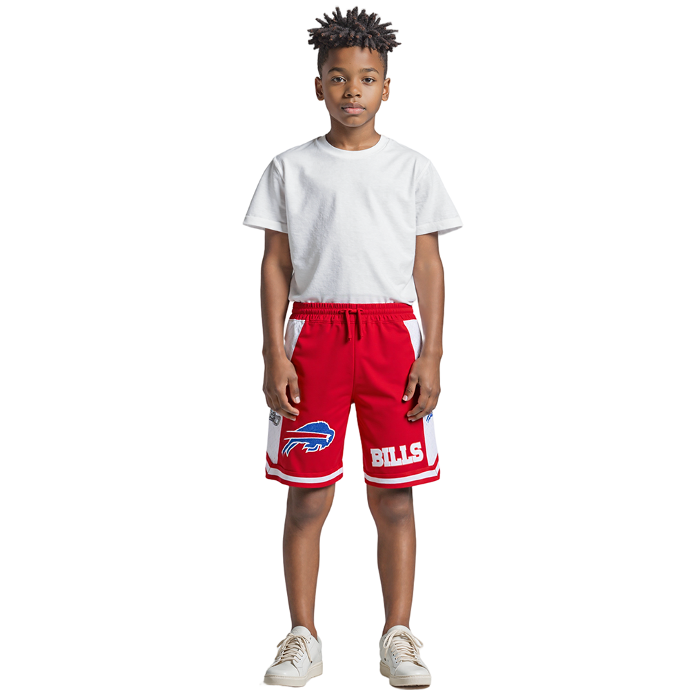 NFL BUFFALO BILLS CLASSIC BIG BOYS FLEECE 2.0 SHORT (RED)