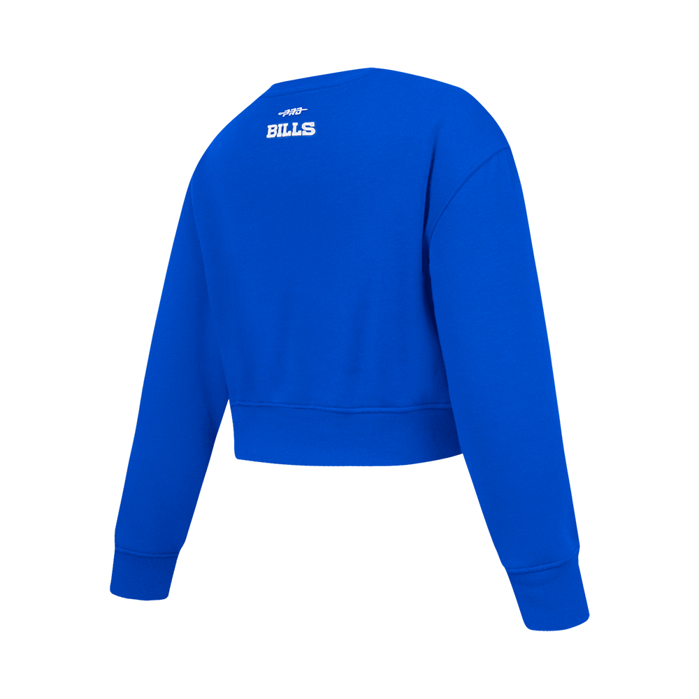 NFL BUFFALO BILLS CLASSIC BIG GIRL'S FLC CREWNECK (ROYAL BLUE)