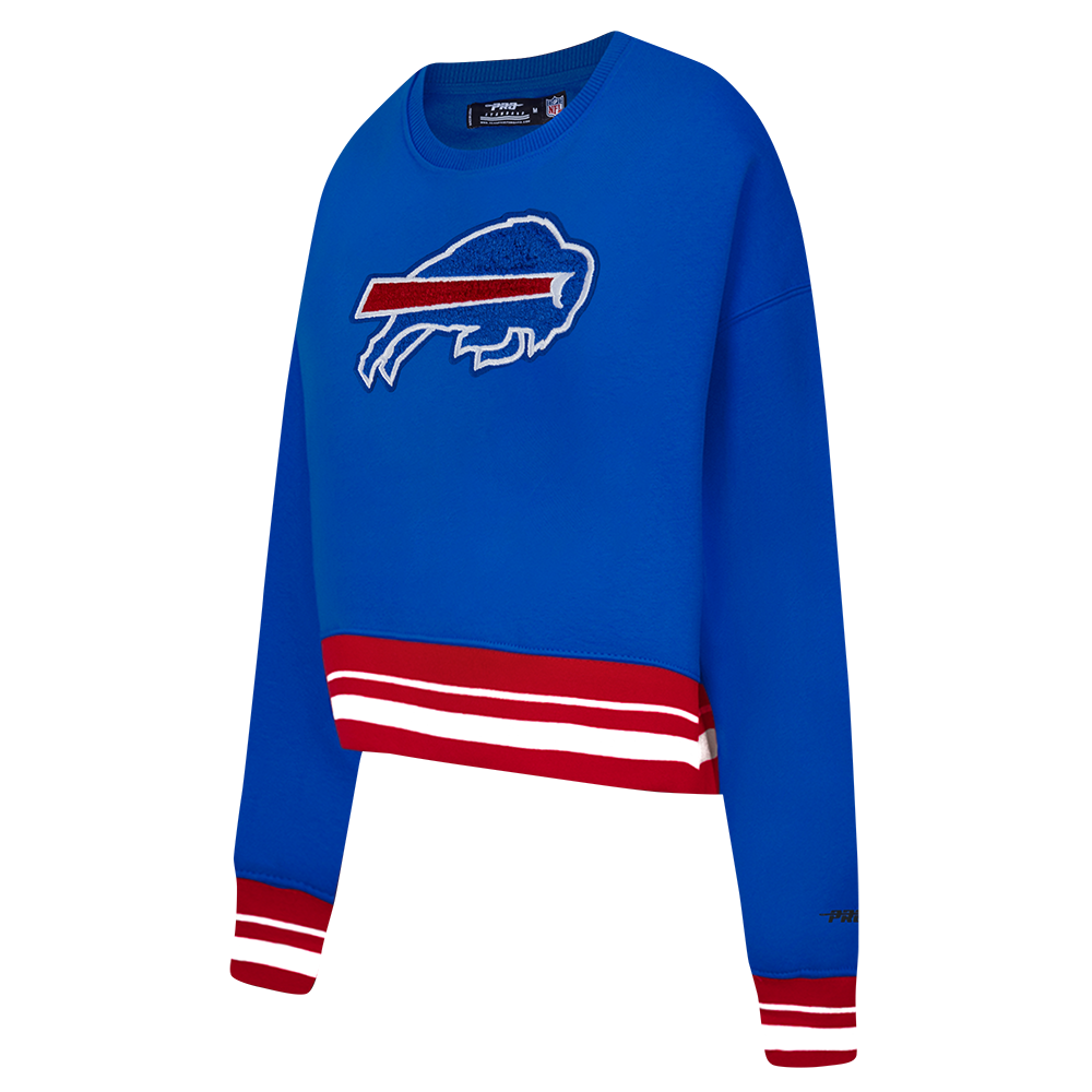 NFL BUFFALO BILLS WINGSPAN WOMEN'S SJ BOXY TEE (ROYAL BLUE)