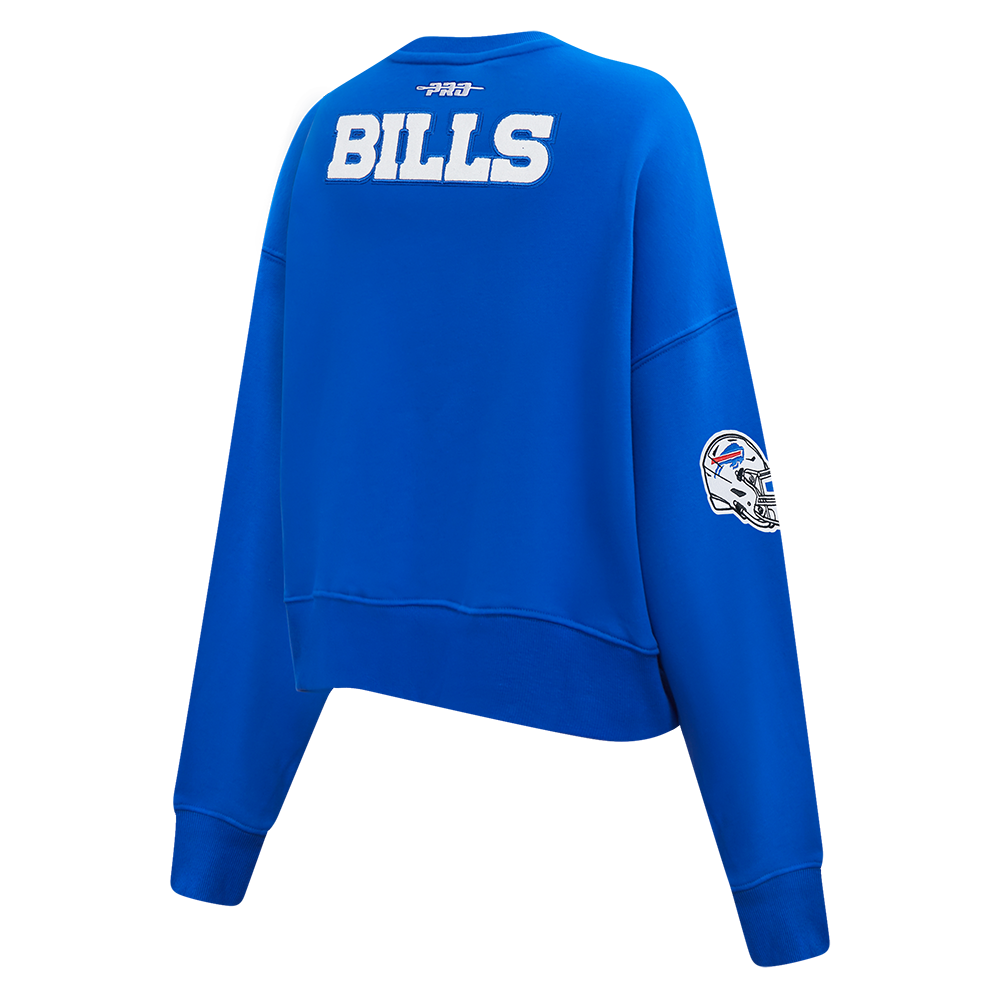 NFL BUFFALO BILLS JOSH ALLEN #17 CLASSIC PNN WOMEN'S FLC CREWNECK (ROYAL BLUE)