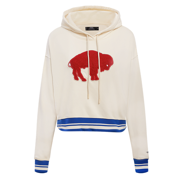 BUFFALO BILLS RETRO CLASSIC FLC PO HOODIE (ROYAL BLUE/RED)