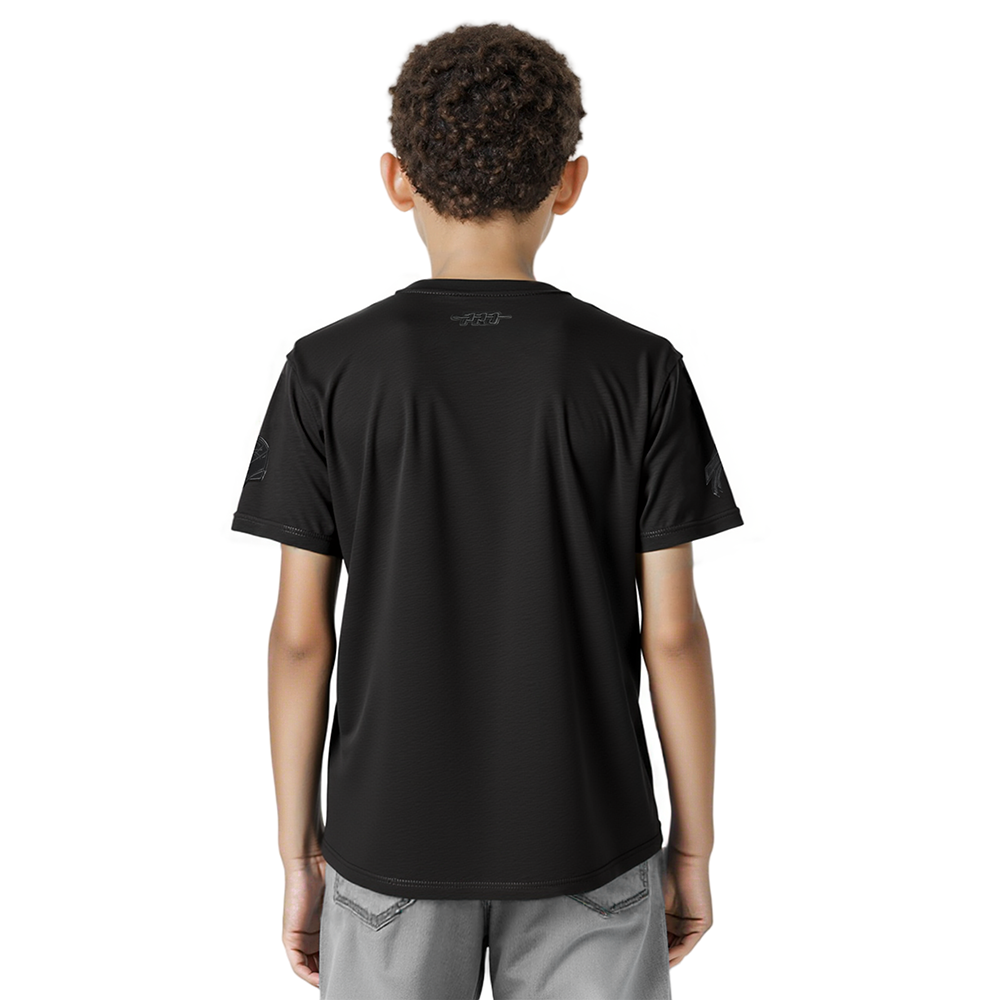 NFL BUFFALO BILLS TRIPLE BLACK LITTLE BOYS SHORT SLEEVE TEE (BLACK)