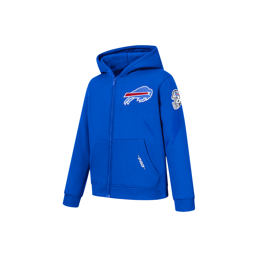 NFL BUFFALO BILLS CLASSIC LITTLE BOY'S FLC FZ HOODIE (ROYAL BLUE)