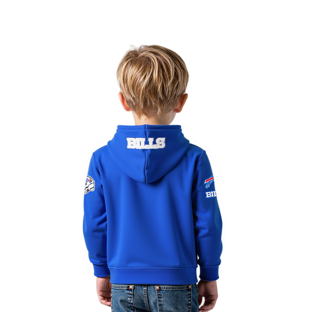 NFL BUFFALO BILLS CLASSIC TODDLER BOYS FLEECE PULLOVER HOODIE (ROYAL BLUE)