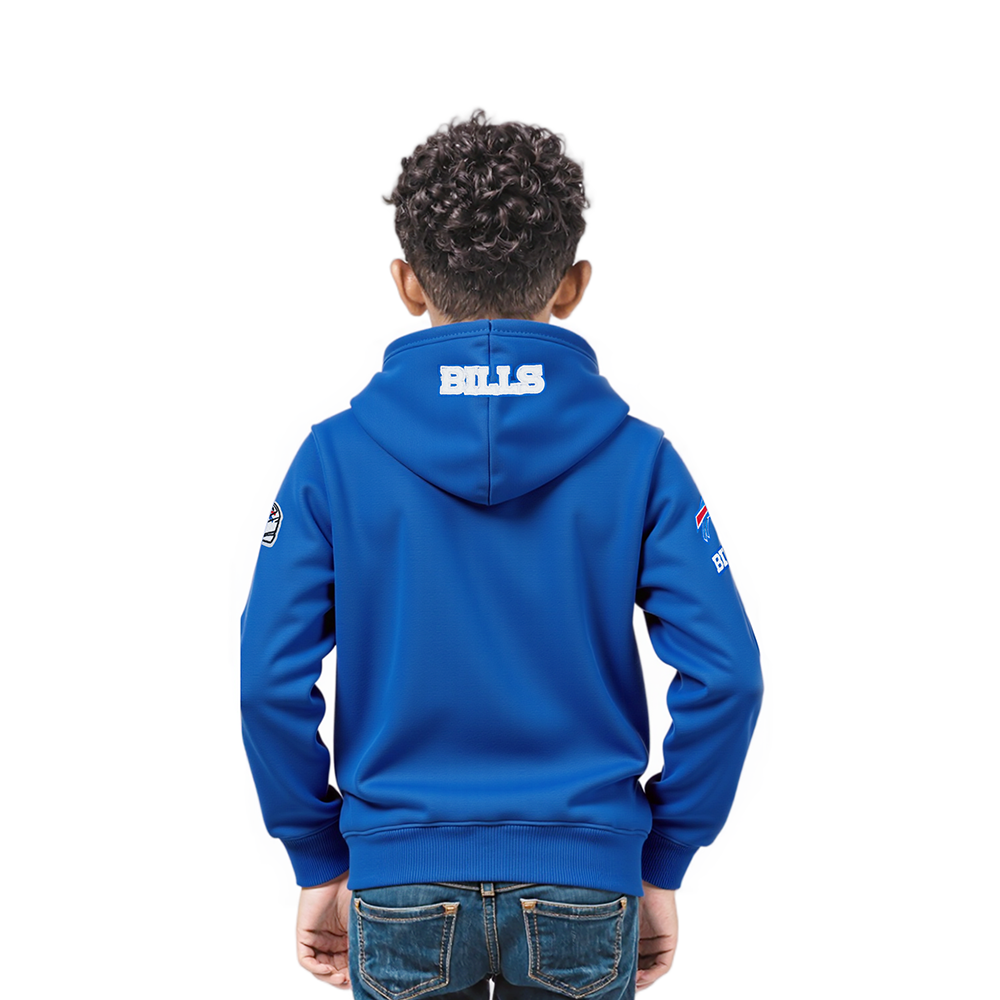 NFL BUFFALO BILLS CLASSIC TODDLER BOY'S FLC FZ HOODIE (ROYAL BLUE)