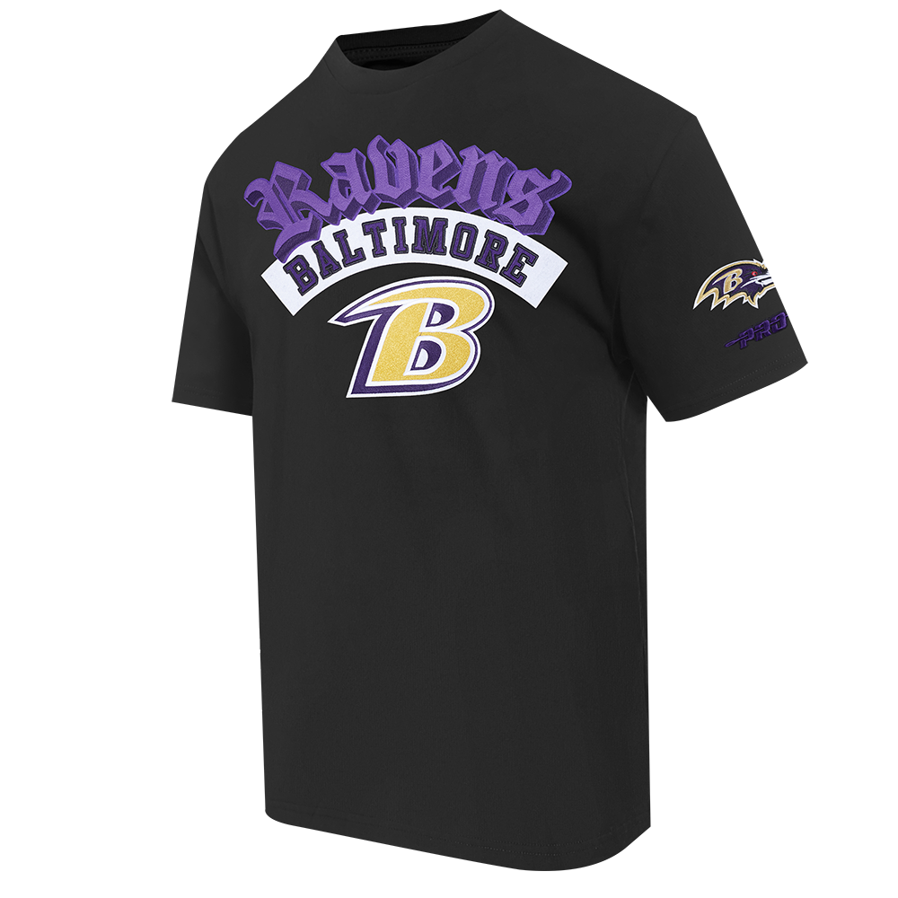 NFL BALTIMORE RAVENS BEST OF MEN'S CJ DROP SHOULDER TEE (BLACK)
