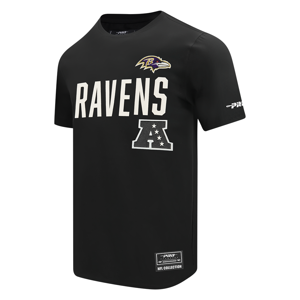 NFL BALTIMORE RAVENS MODERN ORIGINALS MEN'S SJ TEE (BLACK)