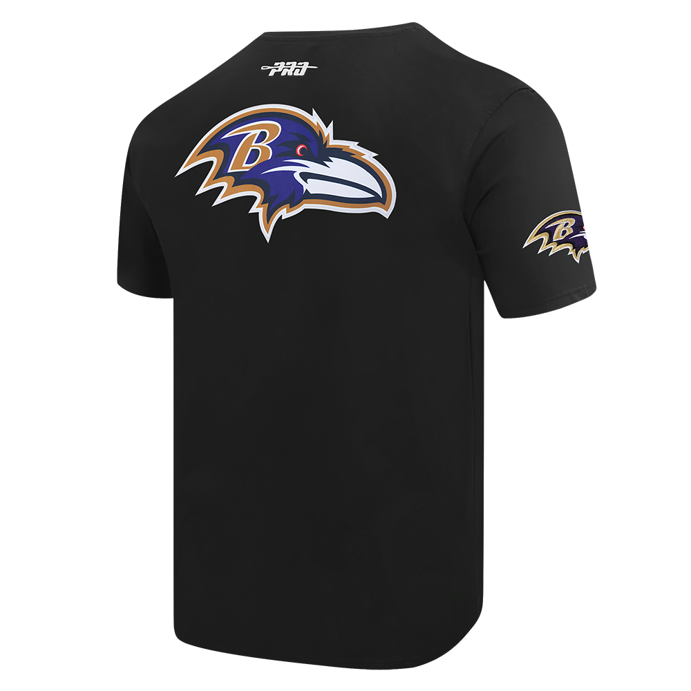 NFL BALTIMORE RAVENS LAMAR JACKSON #8 CLASSIC PNN MEN'S SJ TEE (BLACK)