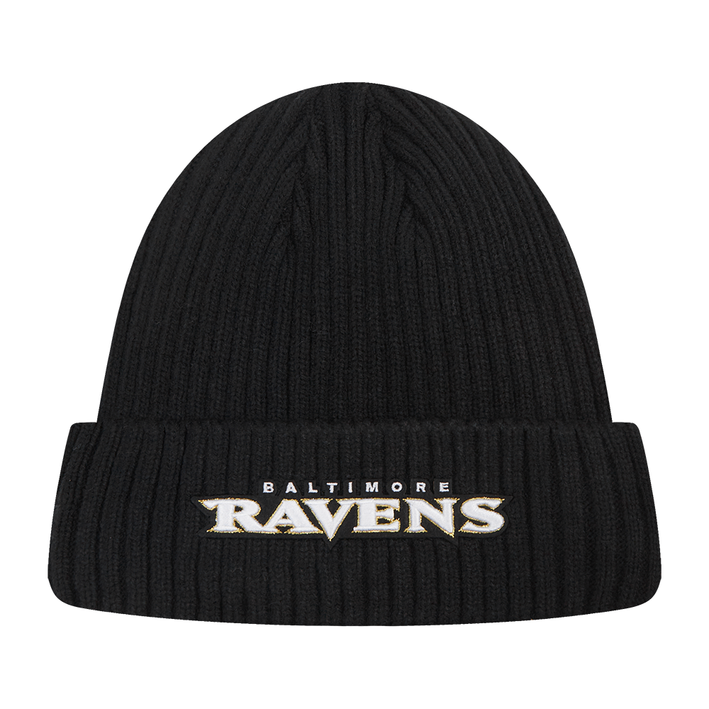NFL BALTIMORE RAVENS CITY SIGNATURE MEN'S BEANIE (BLACK)