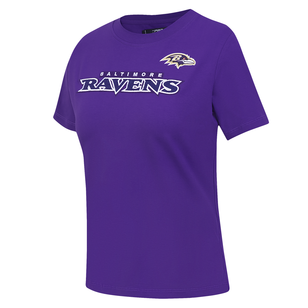 NFL BALTIMORE RAVENS CLASSIC WOMEN'S SJ SLIM FIT TEE (PURPLE)