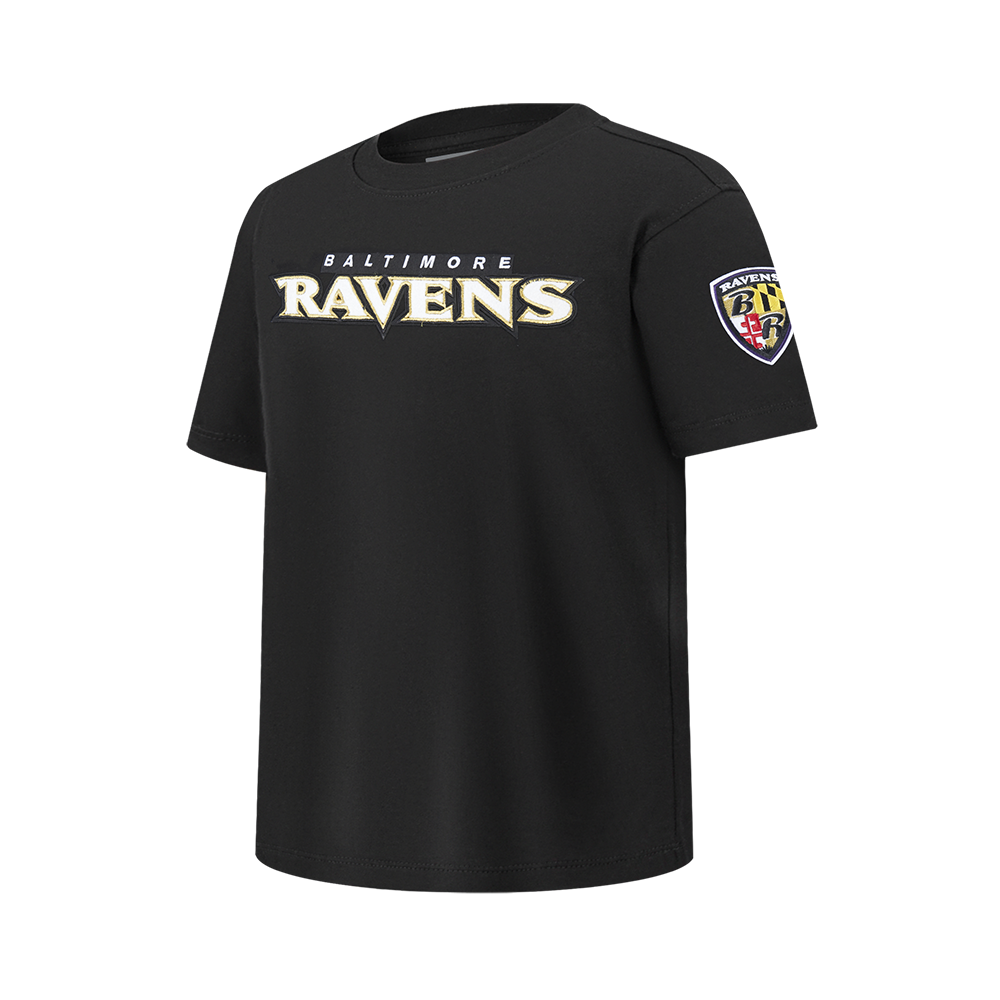NFL BALTIMORE RAVENS CLASSIC BIG BOY'S SJ TEE (BLACK)