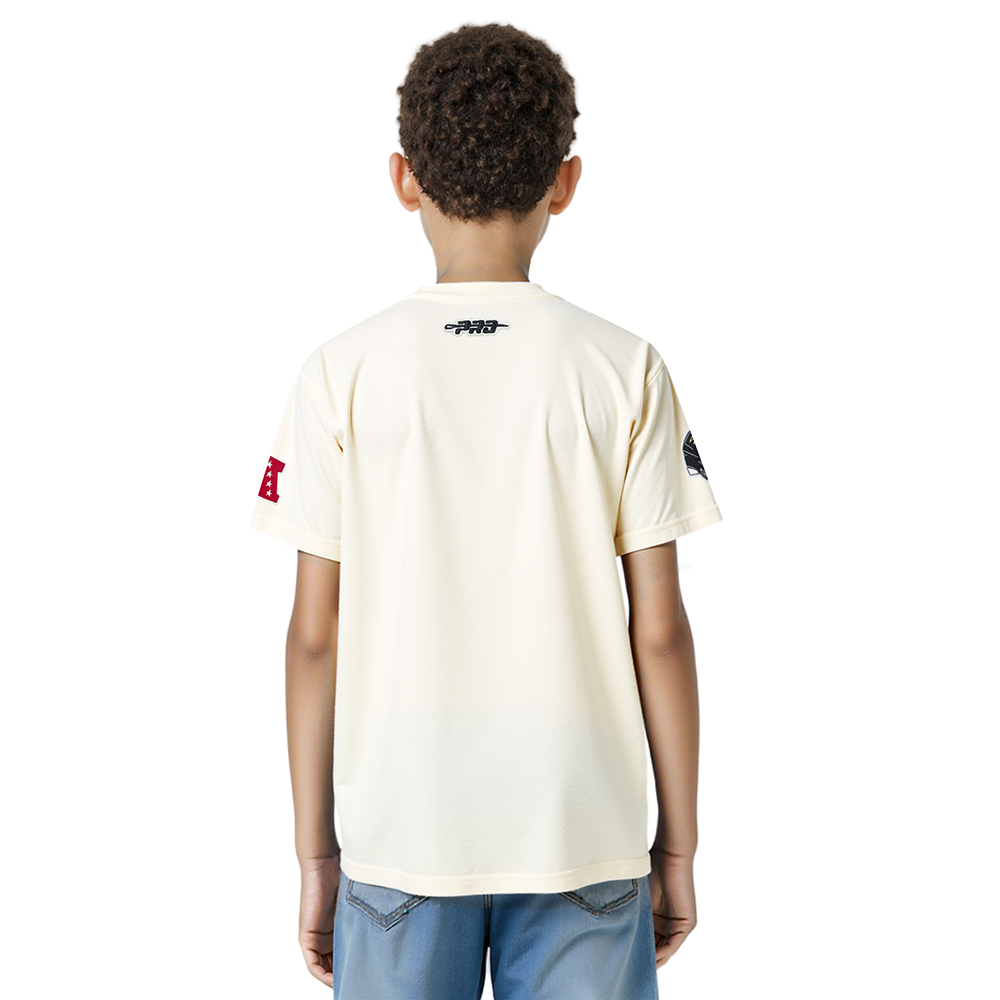 NFL BALTIMORE RAVENS RETRO CLASSIC BIG BOY'S SS TEE (EGGSHELL)