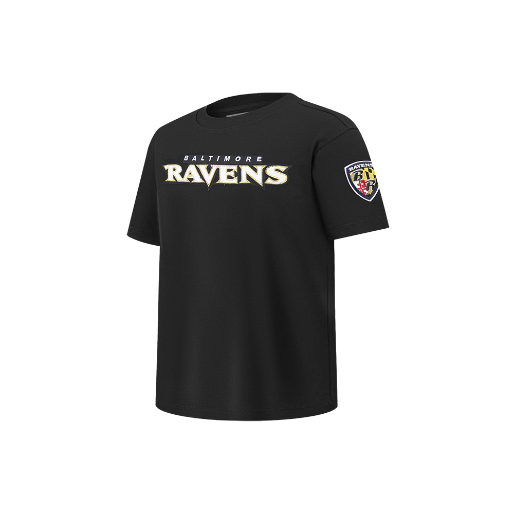 NFL BALTIMORE RAVENS CLASSIC LITTLE BOY'S SS TEE (BLACK)