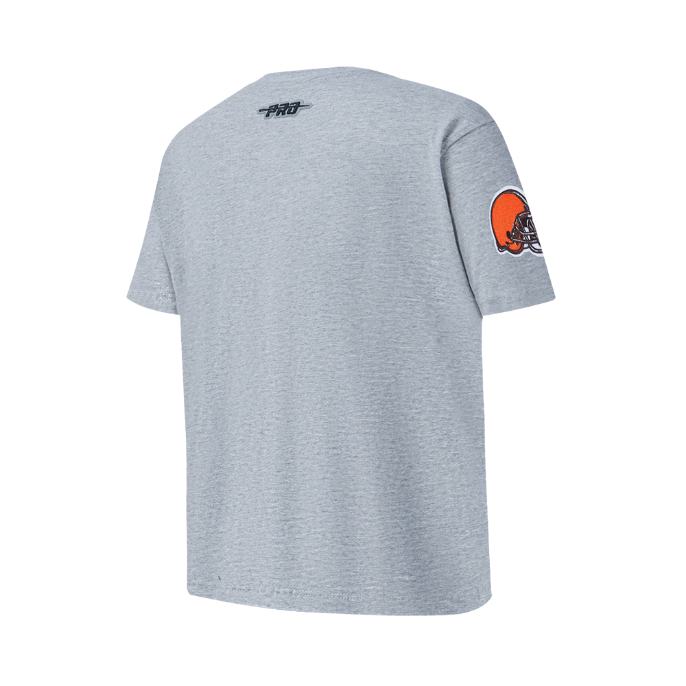 NFL CLEVELAND BROWNS CLASSIC LITTLE BOY'S SS TEE (HEATHER GREY)