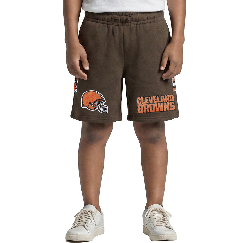 NFL CLEVELAND BROWNS CLASSIC LITTLE BOY'S MESH SHORT (BROWN)