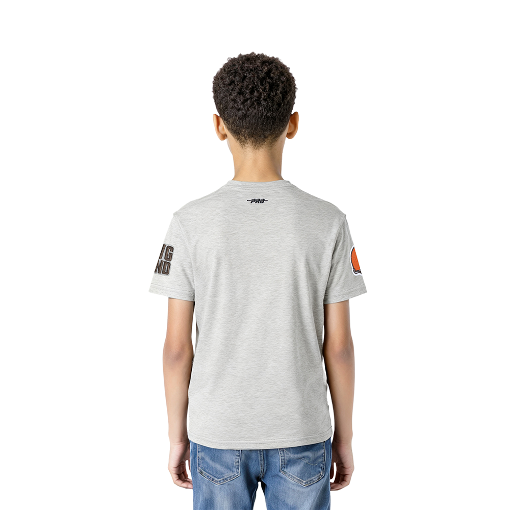 NFL CLEVELAND BROWNS CLASSIC TODDLER BOY'S SS TEE (HEATHER GREY)