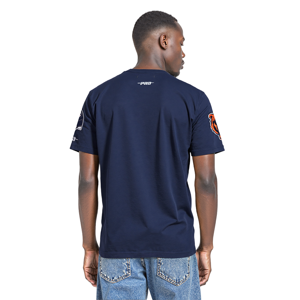 NFL CHICAGO BEARS SCRIPT TAIL MEN'S SJ TEE (MIDNIGHT NAVY)