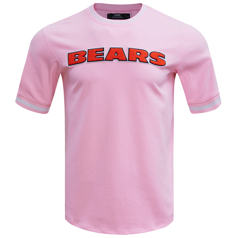 CHICAGO BEARS CLASSIC CHENILLE DK TEE (PINK)