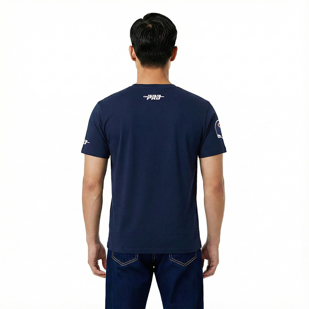 NFL CHICAGO BEARS OLD ENGLISH MEN'S TEE (MIDNIGHT NAVY)
