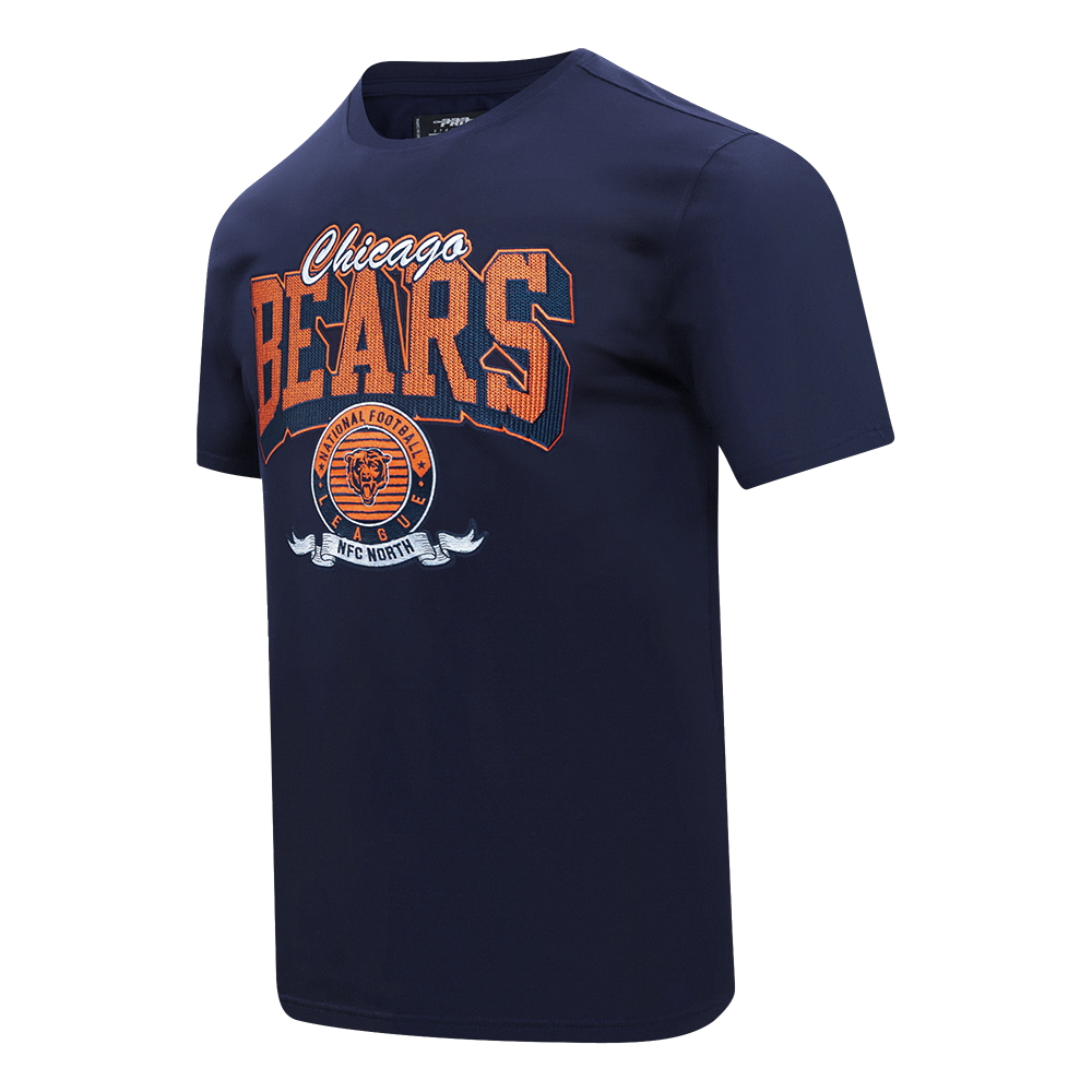 NFL CHICAGO BEARS TEAM BADGE MEN'S WM SJ TEE (MIDNIGHT NAVY)