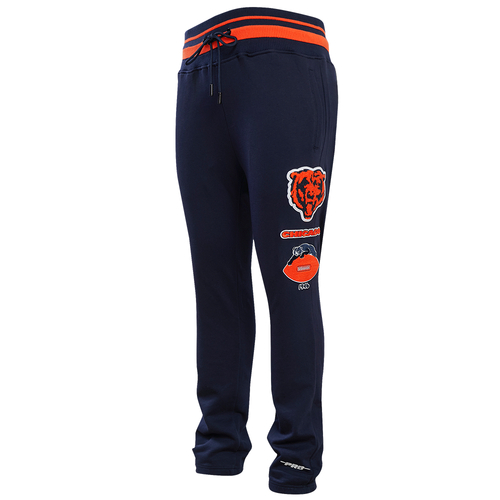 NFL CHICAGO BEARS RETRO CLASSIC MEN S SWEATPANT MIDNIGHT NAVY ORANGE Pro Standard