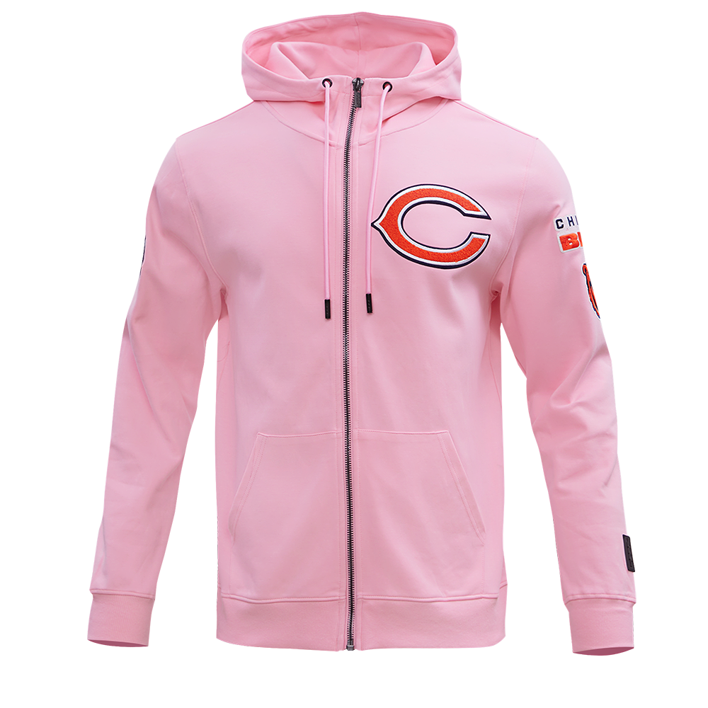 CHICAGO BEARS CLASSIC CHENILLE DK FZ HOODIE (WHITE) – Pro Standard