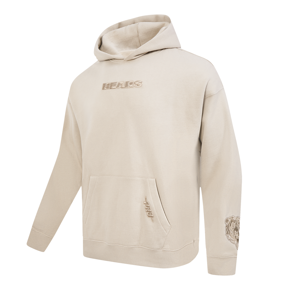 NFL CHICAGO BEARS WINGSPAN MEN'S DROP SHOULDER FLC PO HOODIE (MIDNIGHT NAVY)