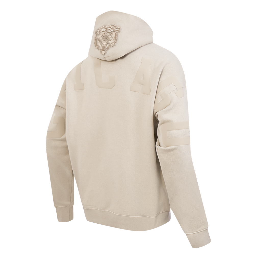 NFL CHICAGO BEARS WINGSPAN MEN'S DROP SHOULDER FLC PO HOODIE (MIDNIGHT NAVY)