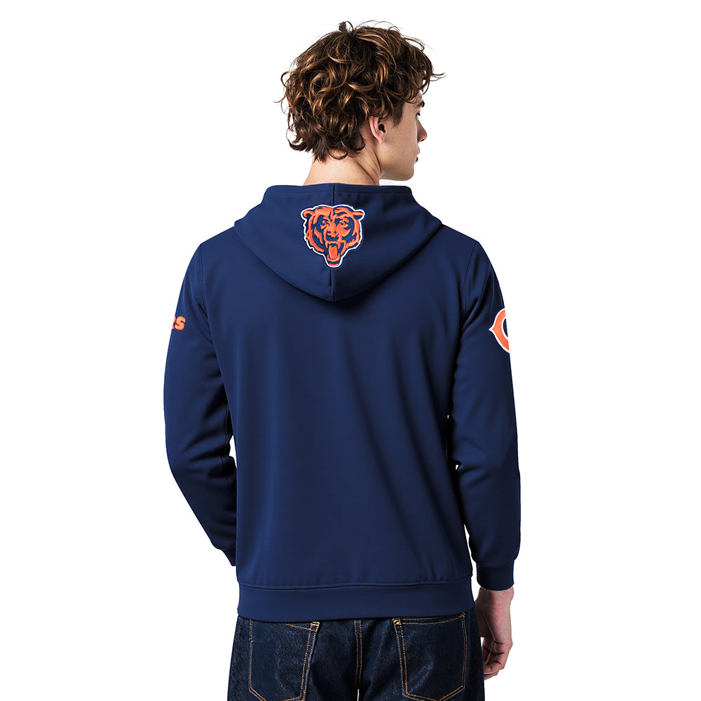 NFL CHICAGO BEARS CITY ARCH MEN'S FLC PO HOODIE (MIDNIGHT NAVY)