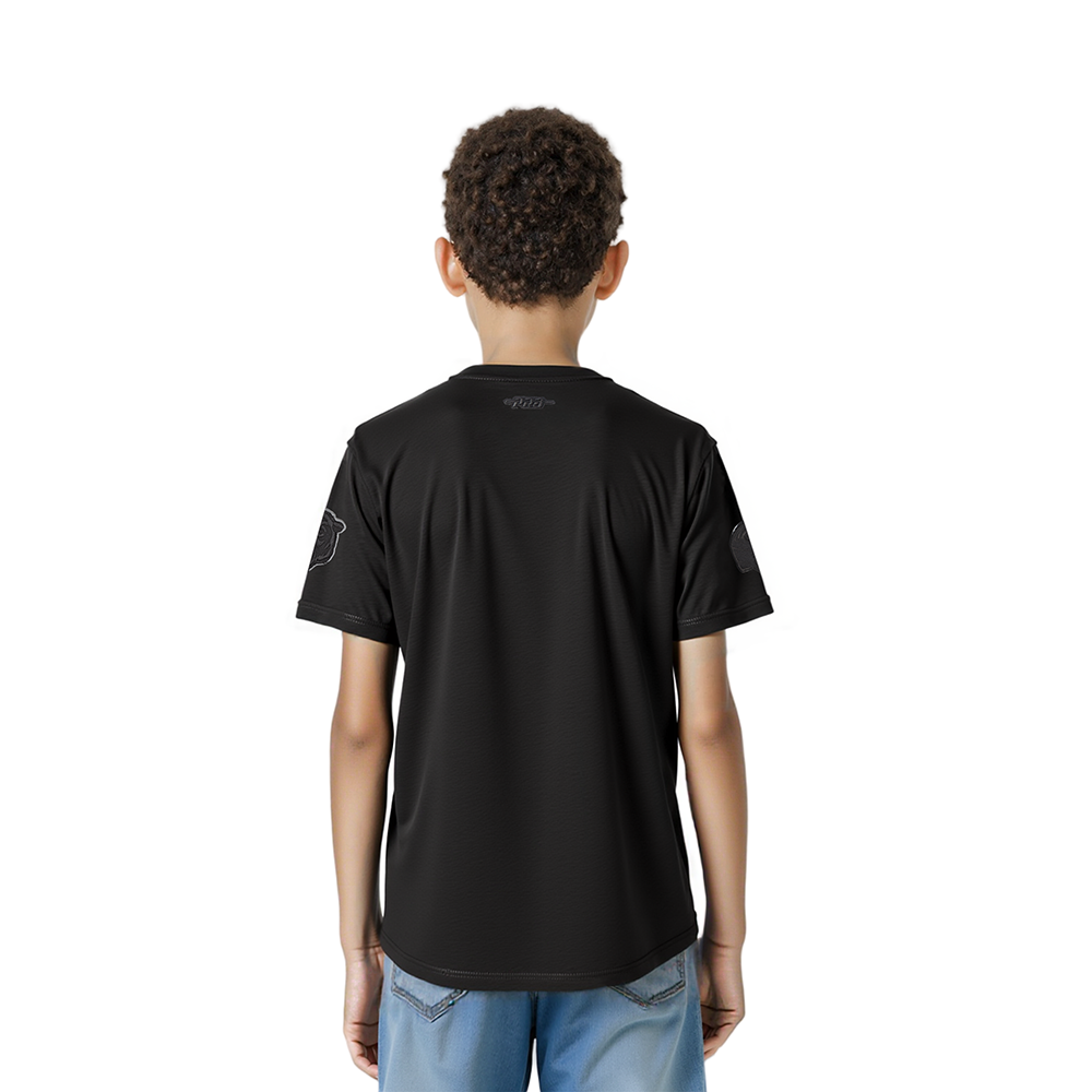 NFL CHICAGO BEARS TRIPLE BLACK LITTLE BOYS SHORT SLEEVE TEE (BLACK)