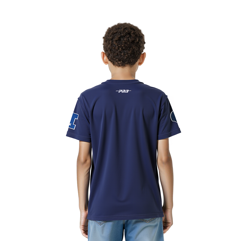 NFL CHICAGO BEARS RETRO CLASSIC LITTLE BOYS SHORT SLEEVE TEE (MIDNIGHT NAVY)