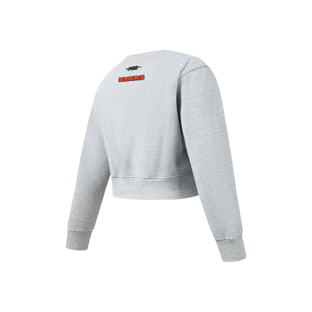 NFL CHICAGO BEARS CLASSIC LITTLE GIRL'S FLC CREWNECK (HEATHER GREY)