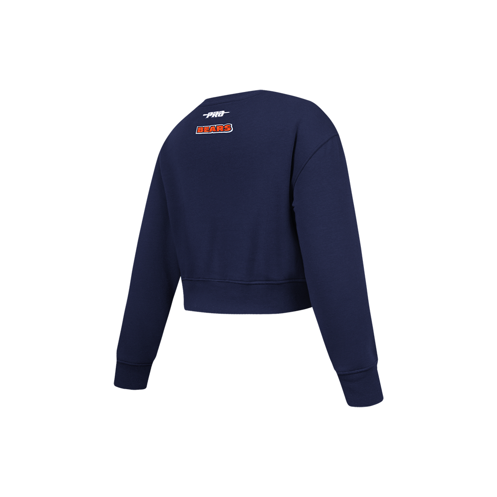 NFL CHICAGO BEARS CLASSIC LITTLE GIRL'S FLC CREWNECK (MIDNIGHT NAVY)