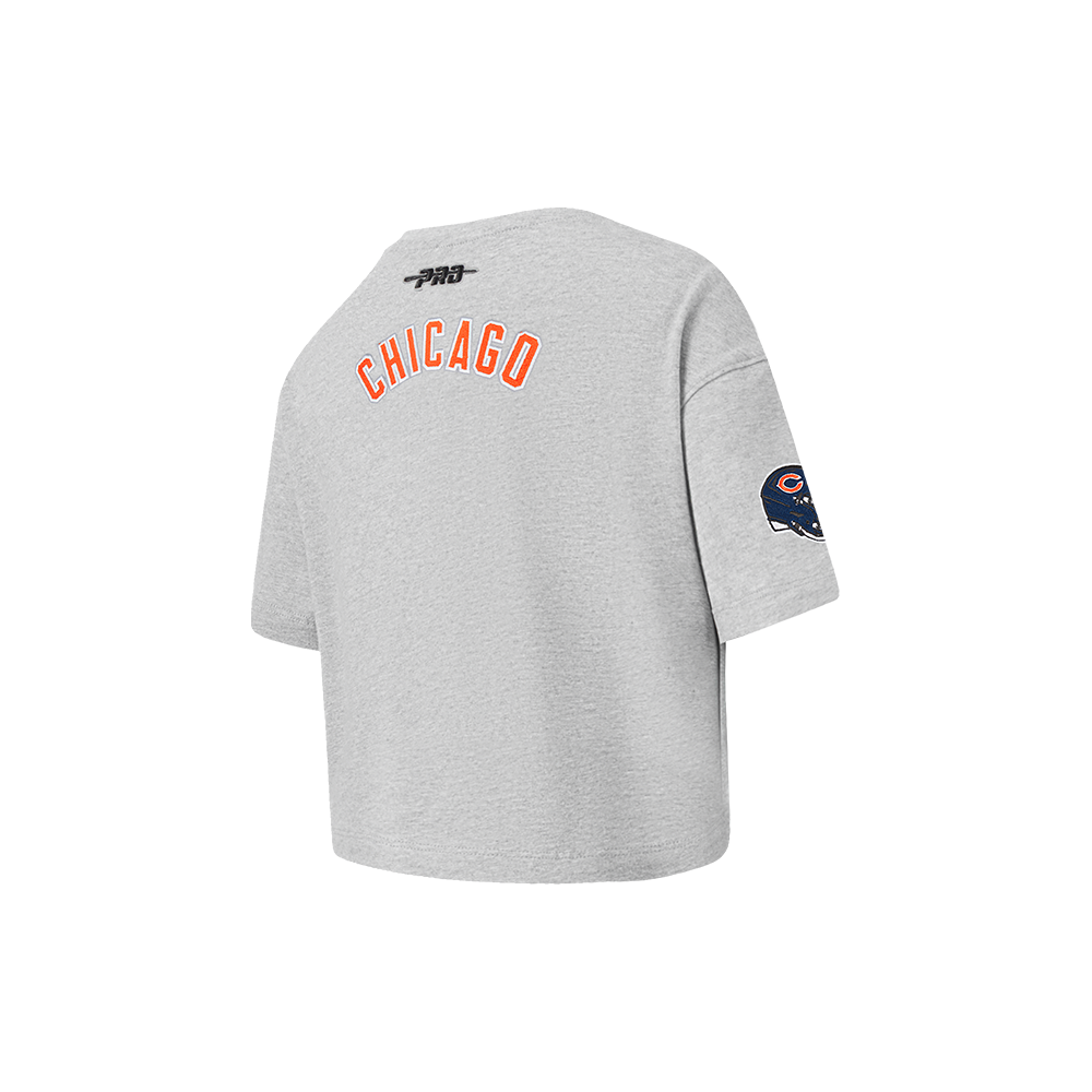 NFL CHICAGO BEARS CLASSIC TODDLER GIRL'S SS BOXY TEE (HEATHER GREY)