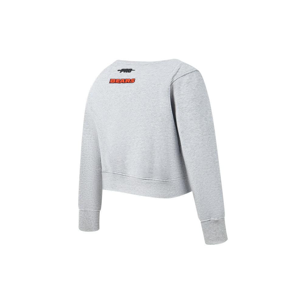 NFL CHICAGO BEARS CLASSIC TODDLER GIRL'S FLC CREWNECK (HEATHER GREY)