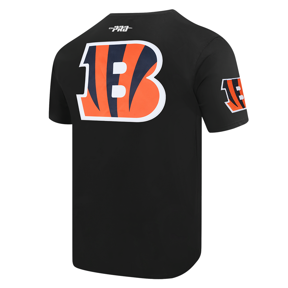 NFL CINCINNATI BENGALS JOE BURROW #9 CLASSIC PNN MEN'S SJ TEE (BLACK)