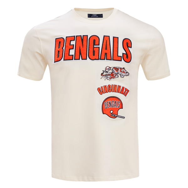 Shop Bengals Stripe Retro Circle Unisex T-shirt