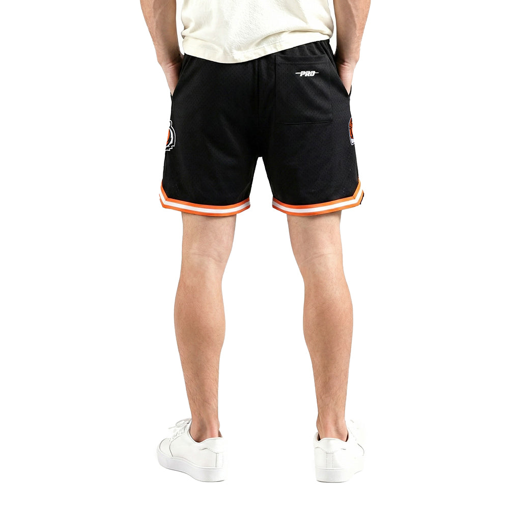 NFL CINCINNATI BENGALS MESH SHORT (BLACK/ORANGE)