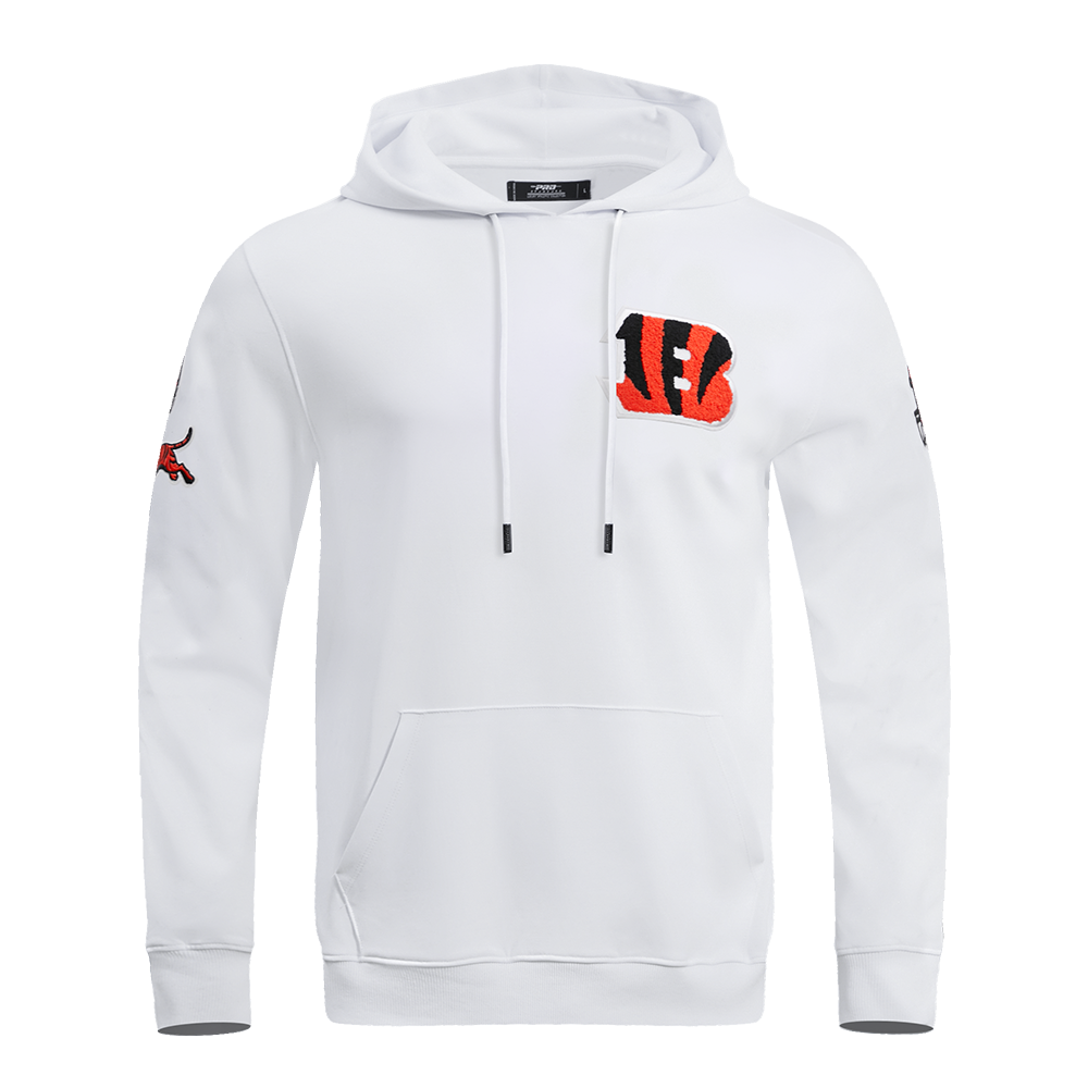 NFL CINCINNATI BENGALS CLASSIC CHENILLE PULLOVER HOODIE